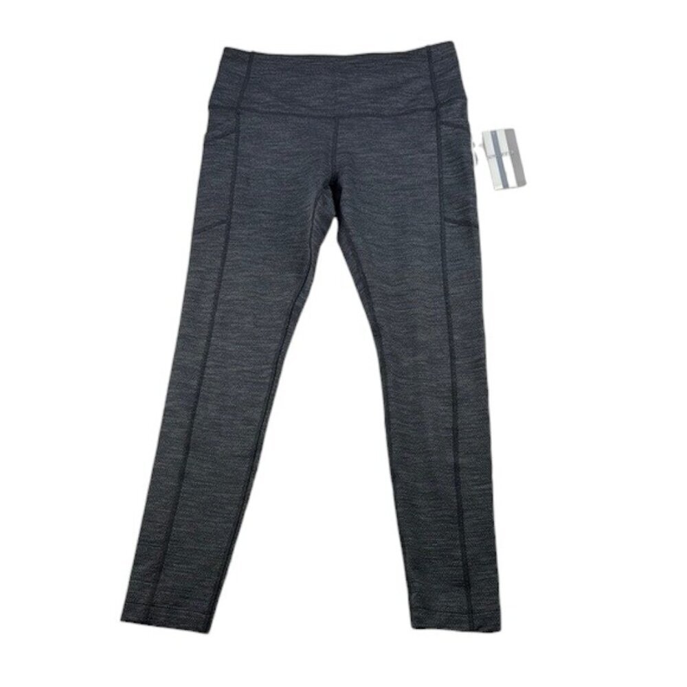 Mondetta Leggings Thermal Charcoal High Rise Performance Luxury Women's Size M